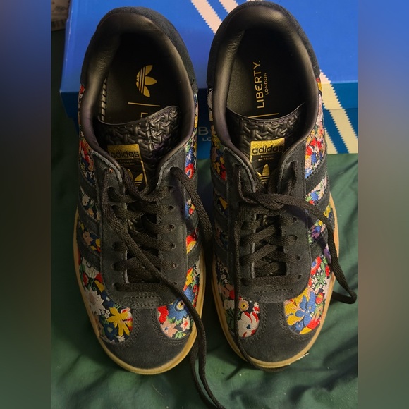 Adidas x Liberty Gazelle Bold Sz 7 Like new! - Picture 5 of 7